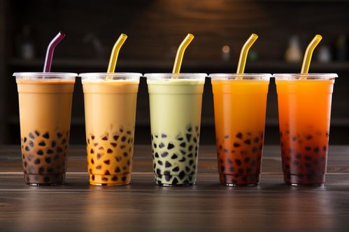 芳香的珍珠奶茶饮品摄影图片 广告素材 下载至来源处