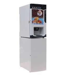 现货供应三冷三热投币咖啡奶茶机（加底柜） 革新饮品零售新体验